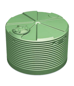4500L Squat Round Tank