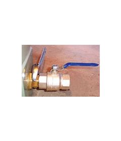 Brass outlet and valve